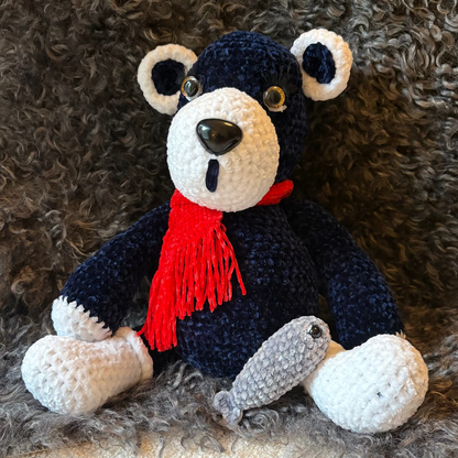 Nalle Hahmo Virkattu - Klassinen Käsityöhahmo