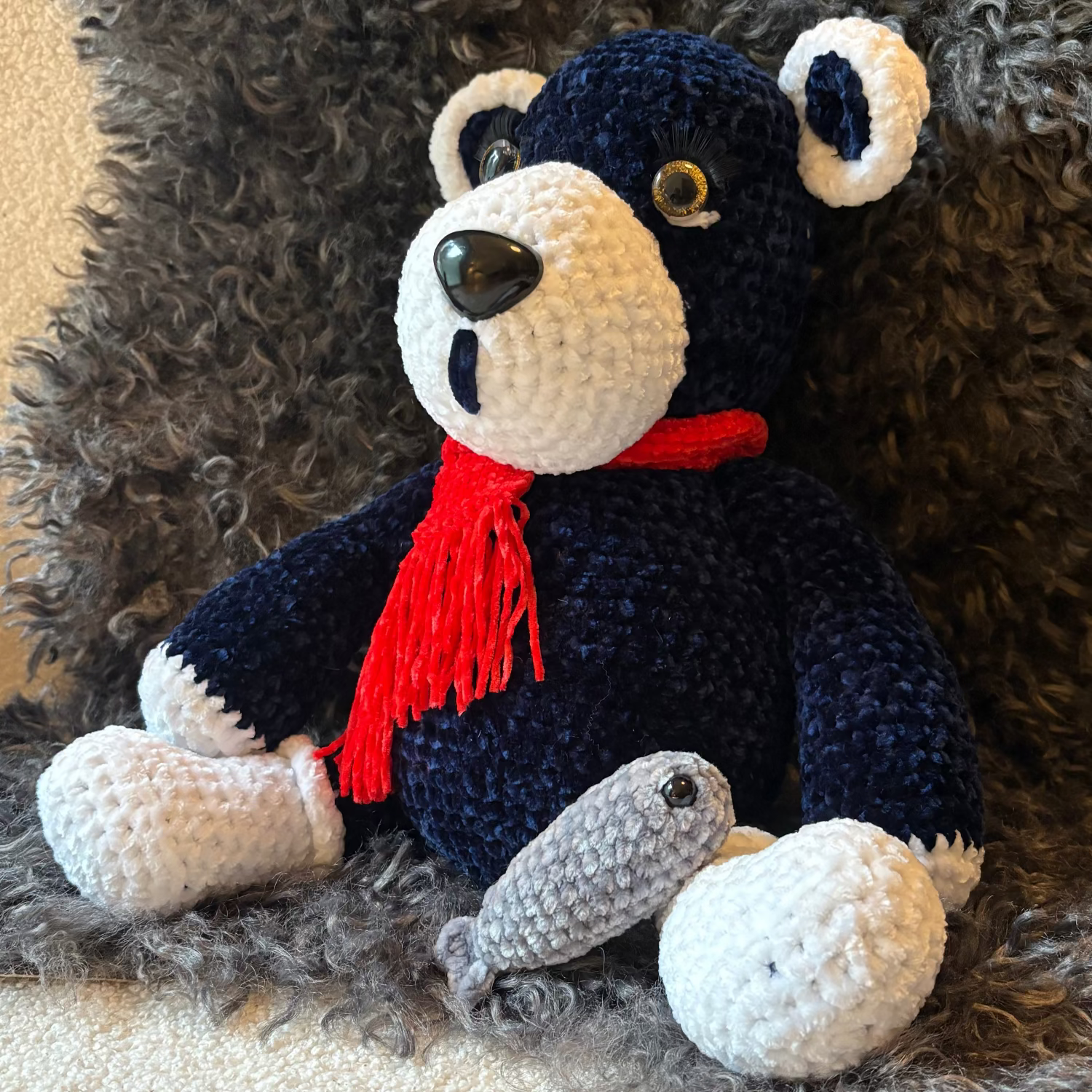 Nalle Hahmo Virkattu - Klassinen Käsityöhahmo