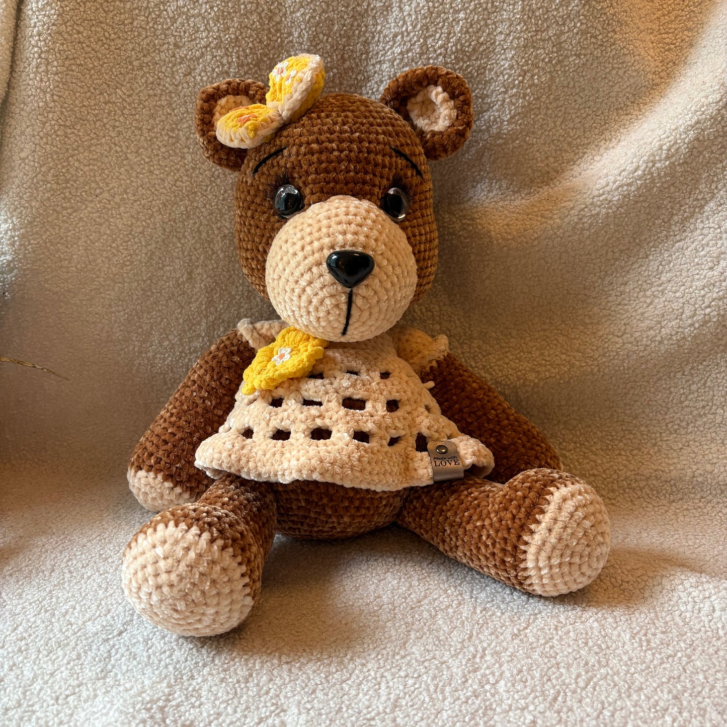 Teddy Bear Character Crochet - Handmade
