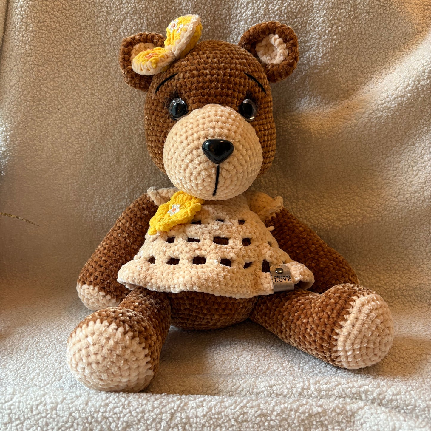 Teddy Bear Character Crochet - Handmade