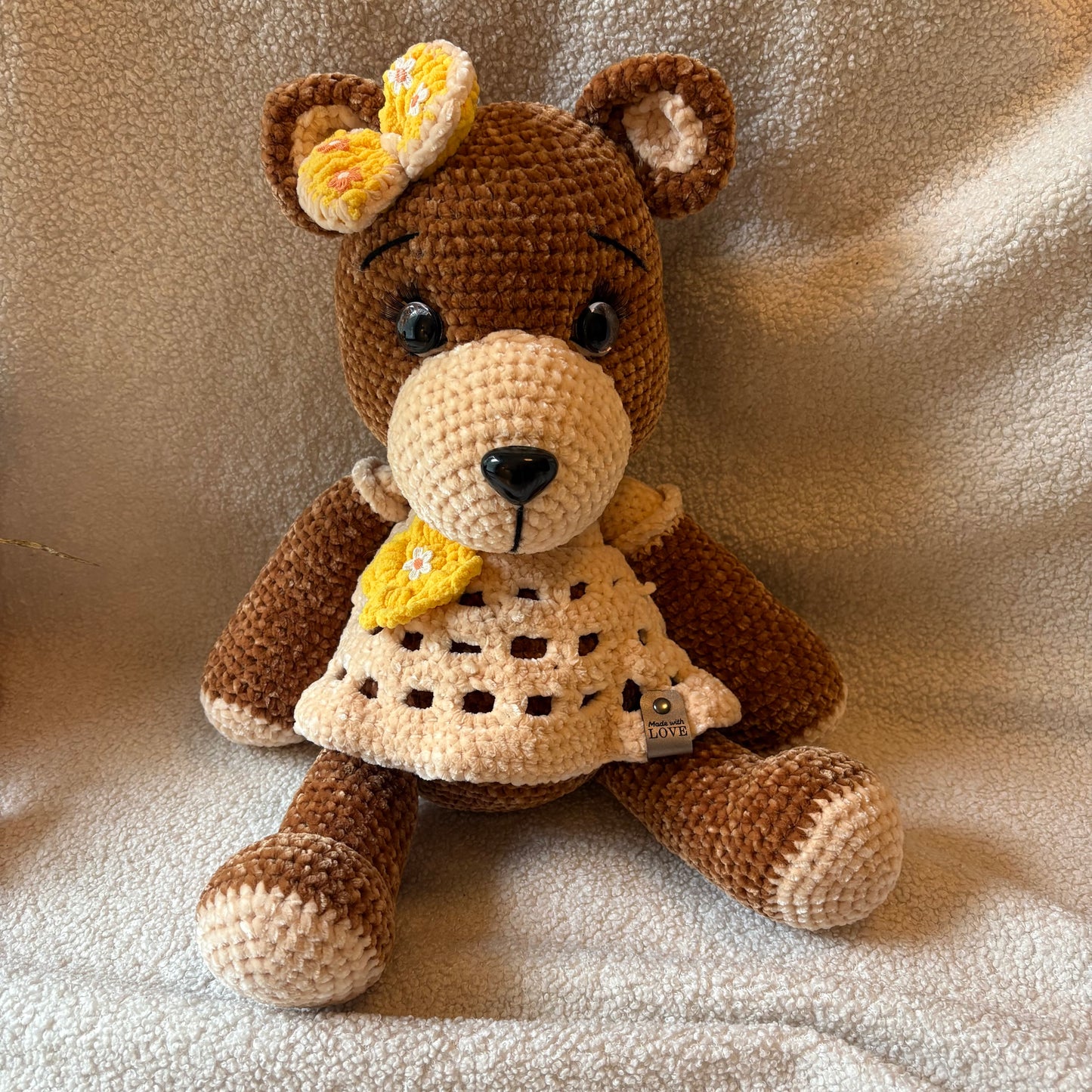 Teddy Bear Character Crochet - Handmade