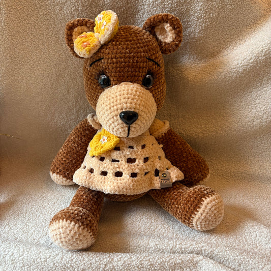 Teddy Bear Character Crochet - Handmade