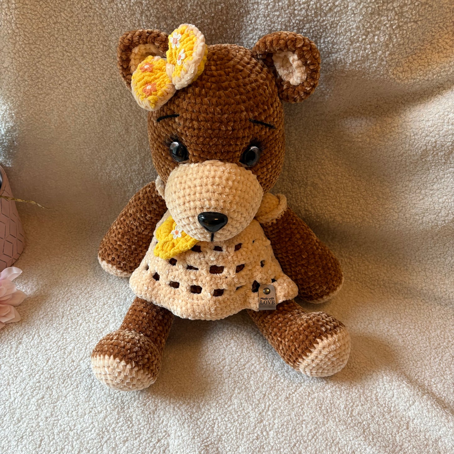 Teddy Bear Character Crochet - Handmade
