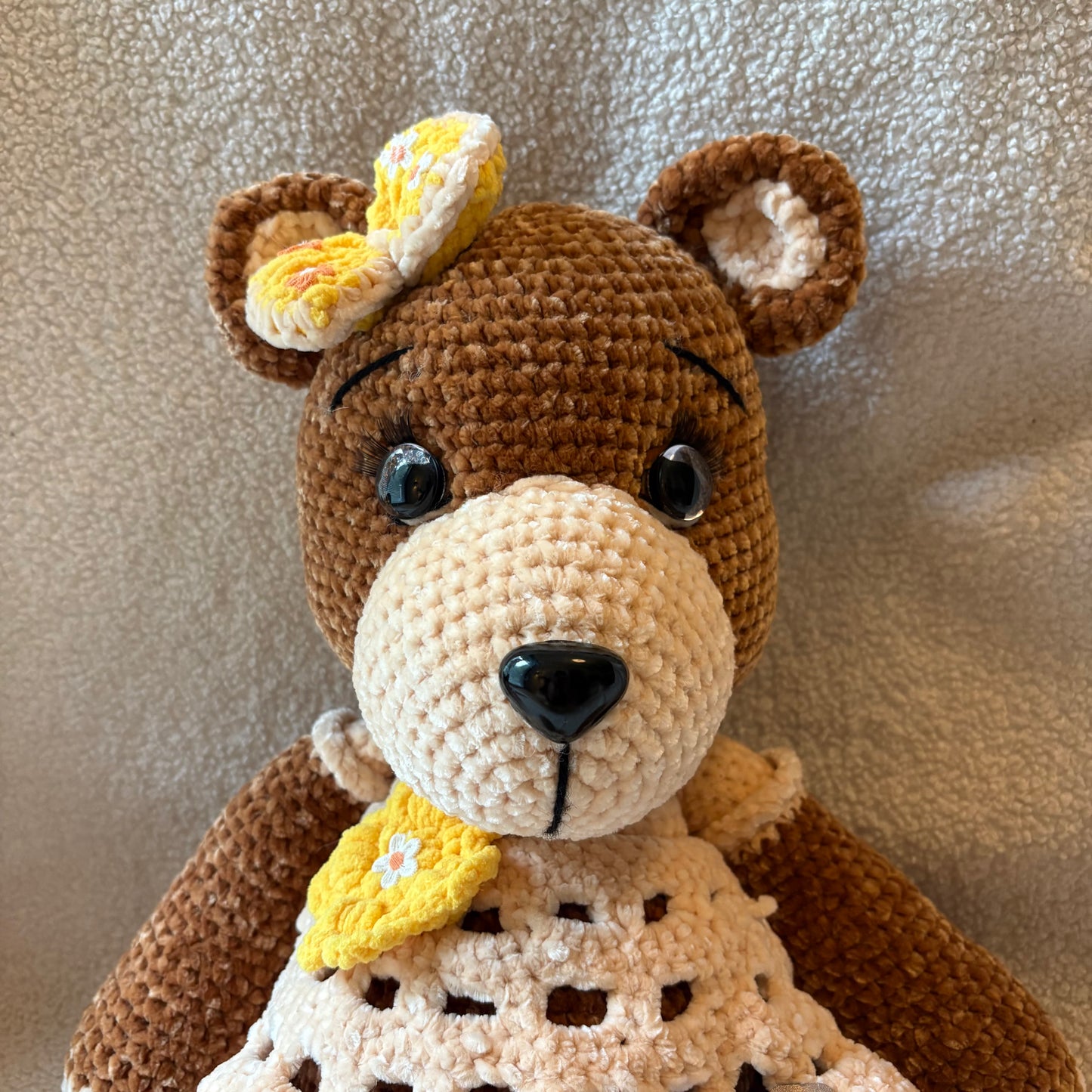 Teddy Bear Character Crochet - Handmade