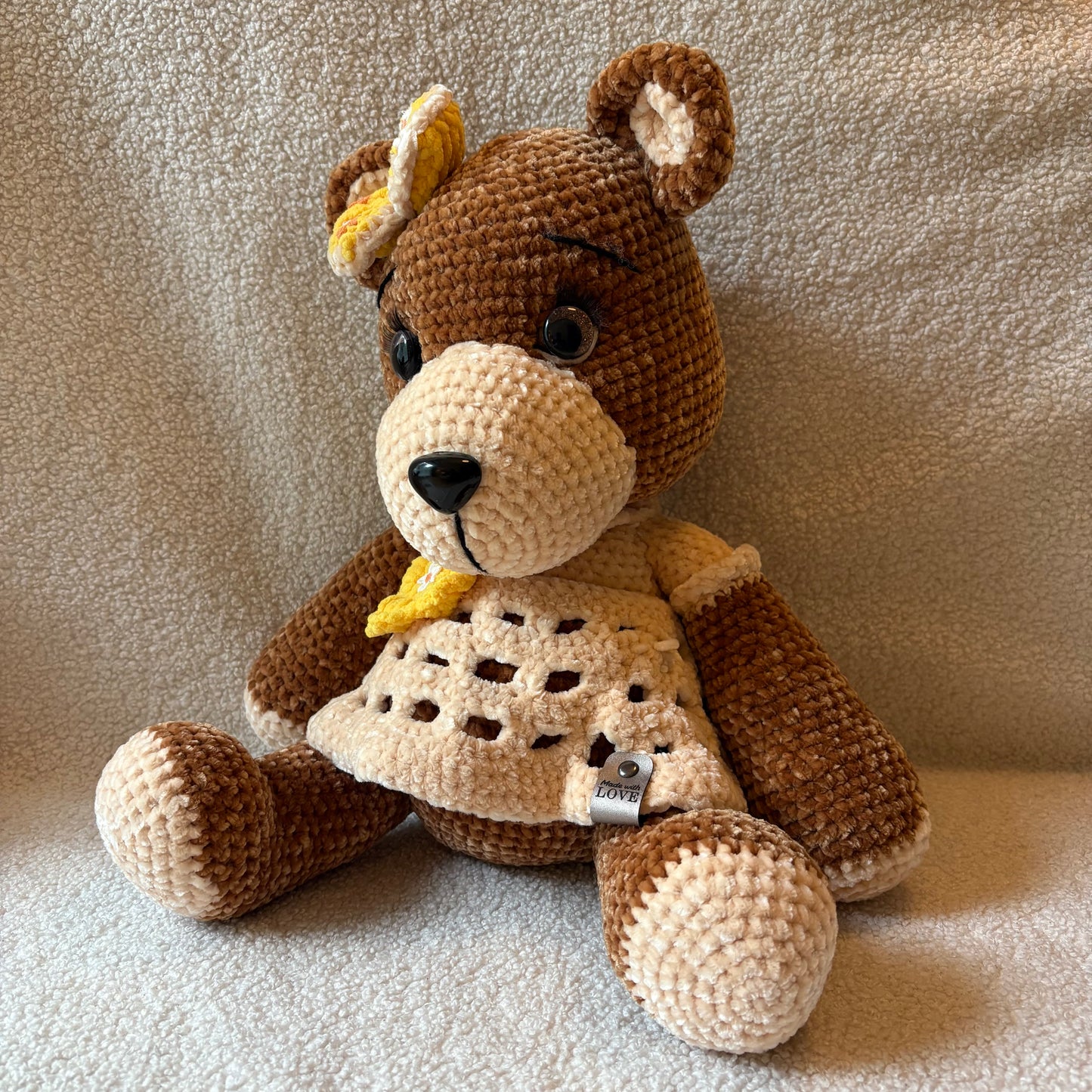 Teddy Bear Character Crochet - Handmade