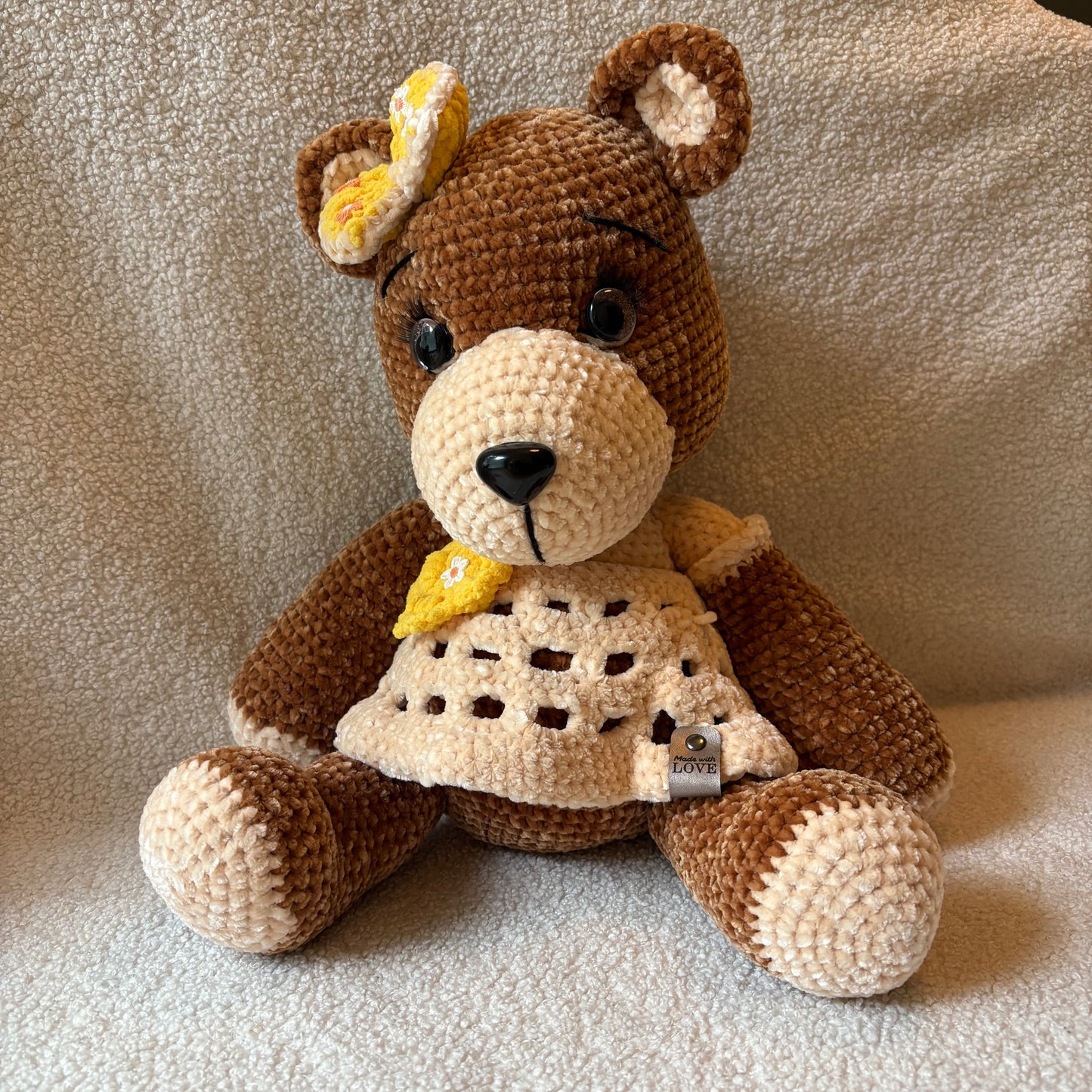 Teddy Bear Character Crochet - Handmade