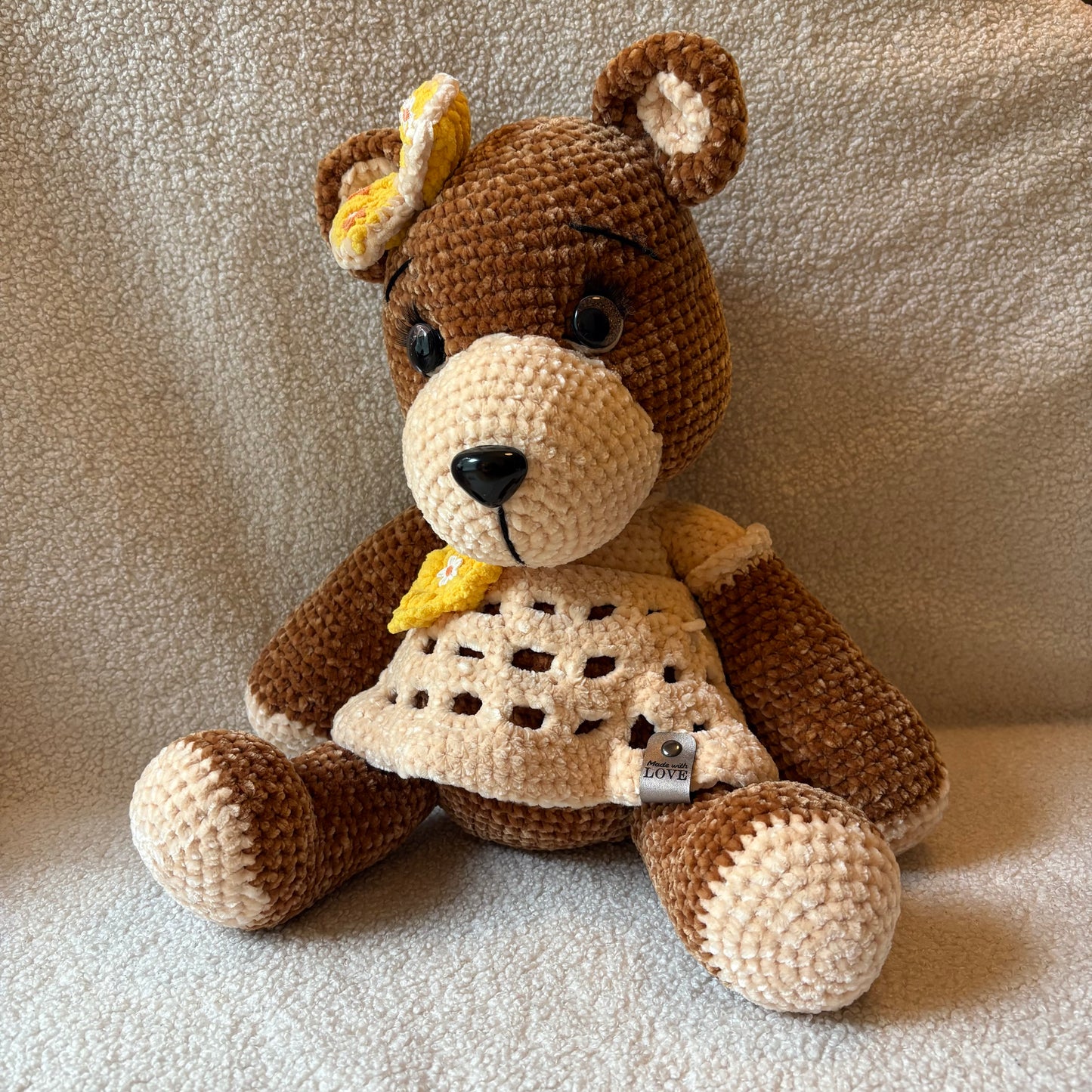 Teddy Bear Character Crochet - Handmade