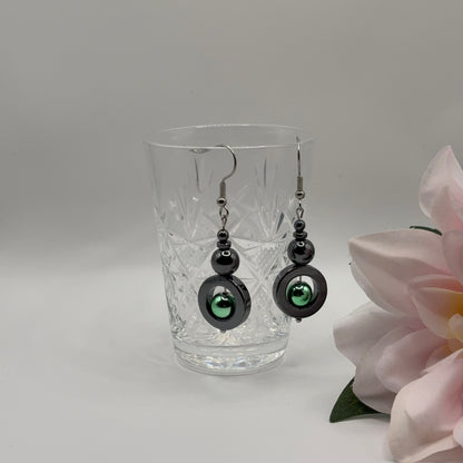 Vaikuttavat Hematiitti Kivikorvakorut - Maadoittava Voimakivi