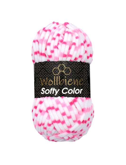 Wollbiene Softy Color Chenille Wool 100g - Pehmeä Neulonta Lanka