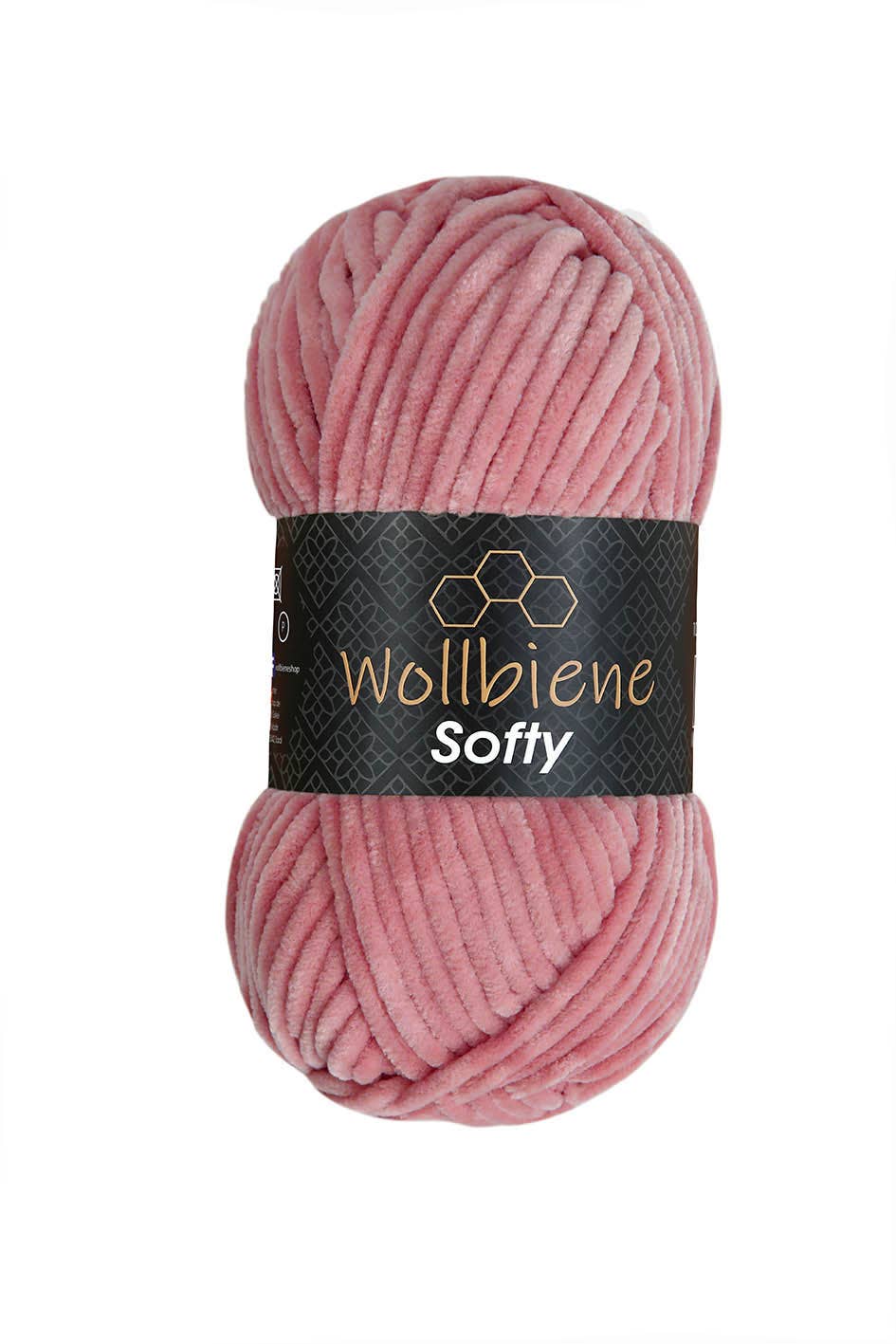 Wollbiene Softy Chenille Lanka 100g - Super Bulky Pehmeä Samettilanka