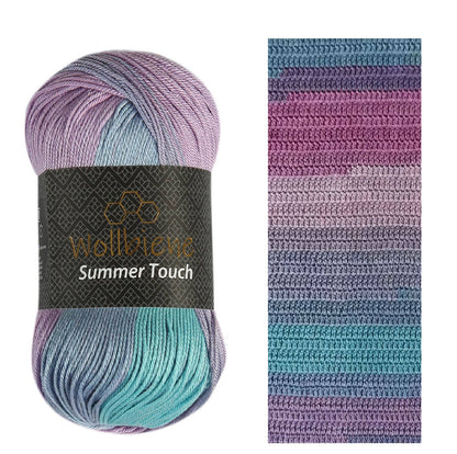 Wollbiene Summer Touch Batik 100g - Kaunis Väriliukuma Lanka