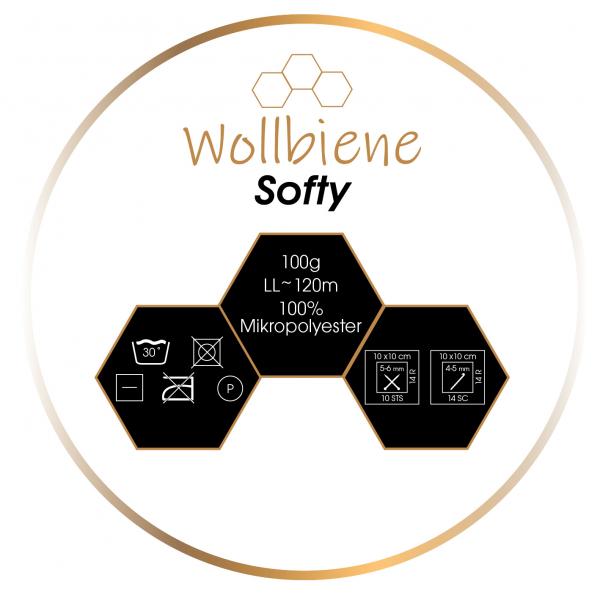 Wollbiene Softy Chenille Lanka 100g - Ruusu 37 - Super Bulky Pehmeä Samettilanka